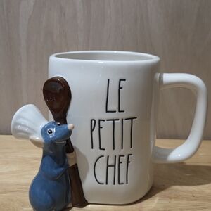 Rae Dunn Le Petit Chef Mug with Blue and Brown Accents